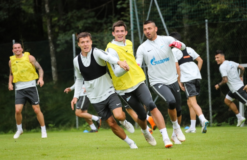 Вторые «Газпром» — тренировочные сборы в Австрии: 10 июля, вечерняя тренировка