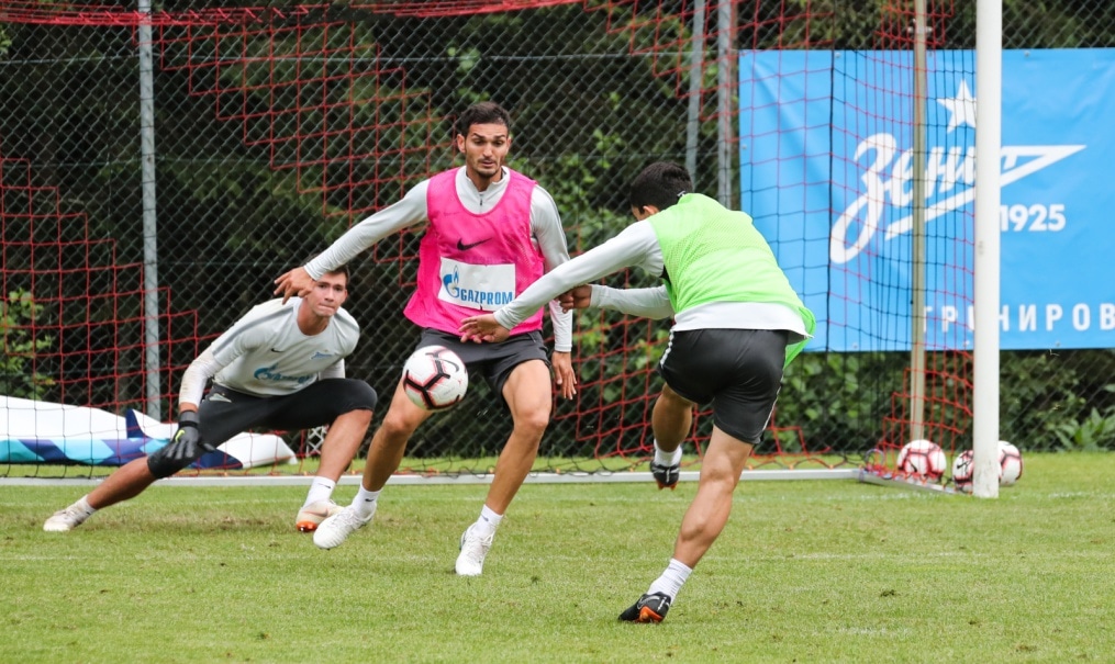 Вторые «Газпром» — тренировочные сборы в Австрии: 10 июля, вечерняя тренировка