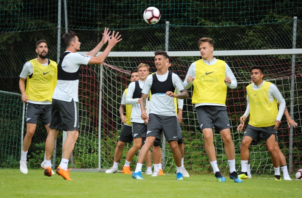 Вторые «Газпром» — тренировочные сборы в Австрии: 10 июля, вечерняя тренировка