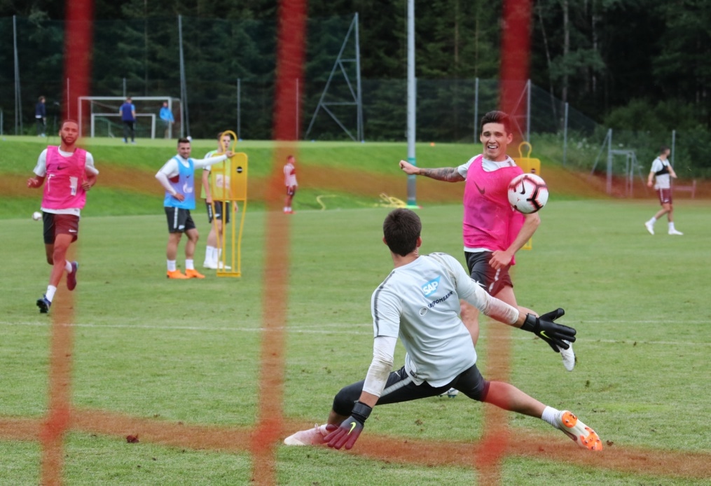 Вторые «Газпром» — тренировочные сборы в Австрии: 10 июля, вечерняя тренировка