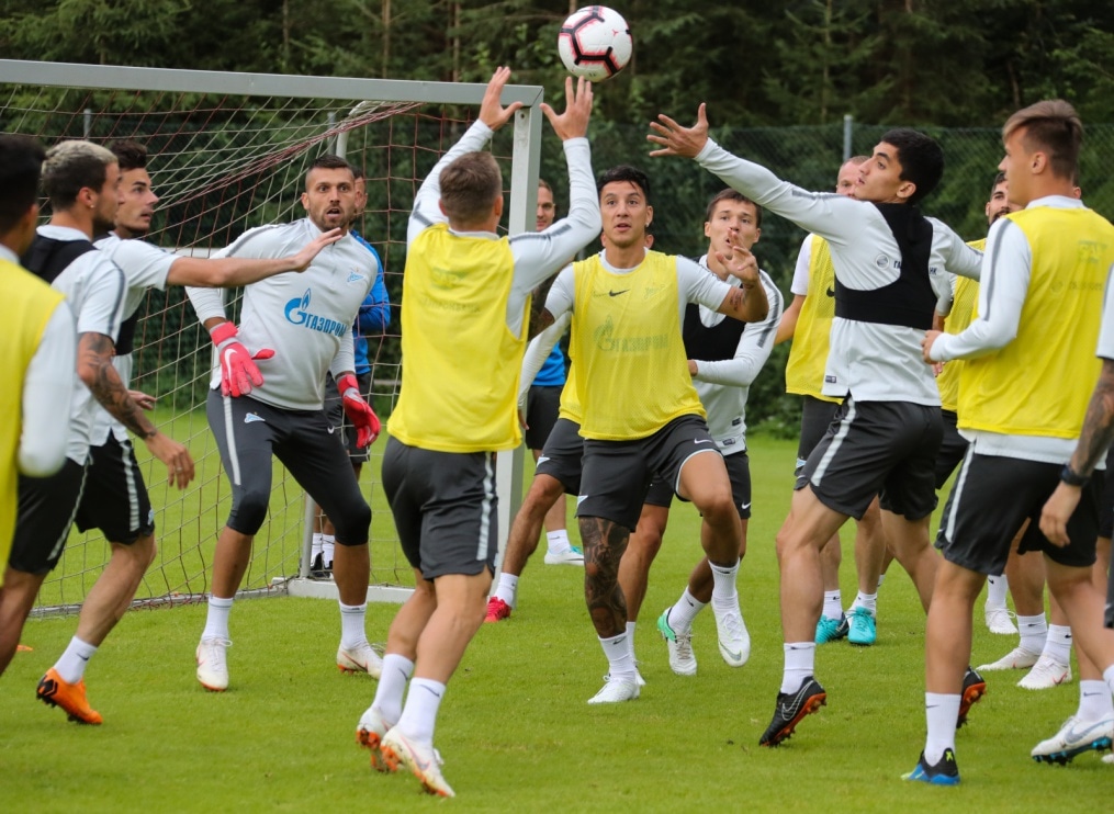 Вторые «Газпром» — тренировочные сборы в Австрии: 10 июля, вечерняя тренировка