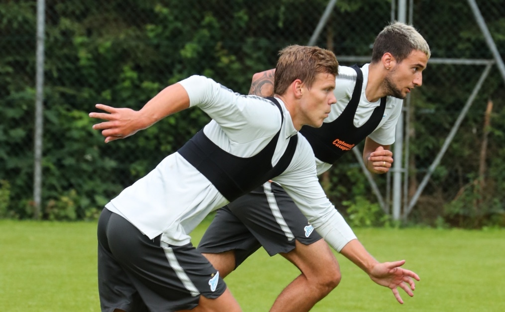 Вторые «Газпром» — тренировочные сборы в Австрии: 10 июля, вечерняя тренировка