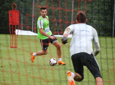 Вторые «Газпром» — тренировочные сборы в Австрии: 10 июля, вечерняя тренировка