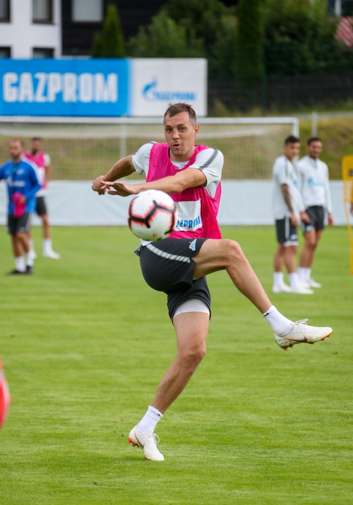 Третий «Газпром» — тренировочный сбор: 16 июля, вечерняя тренировка
