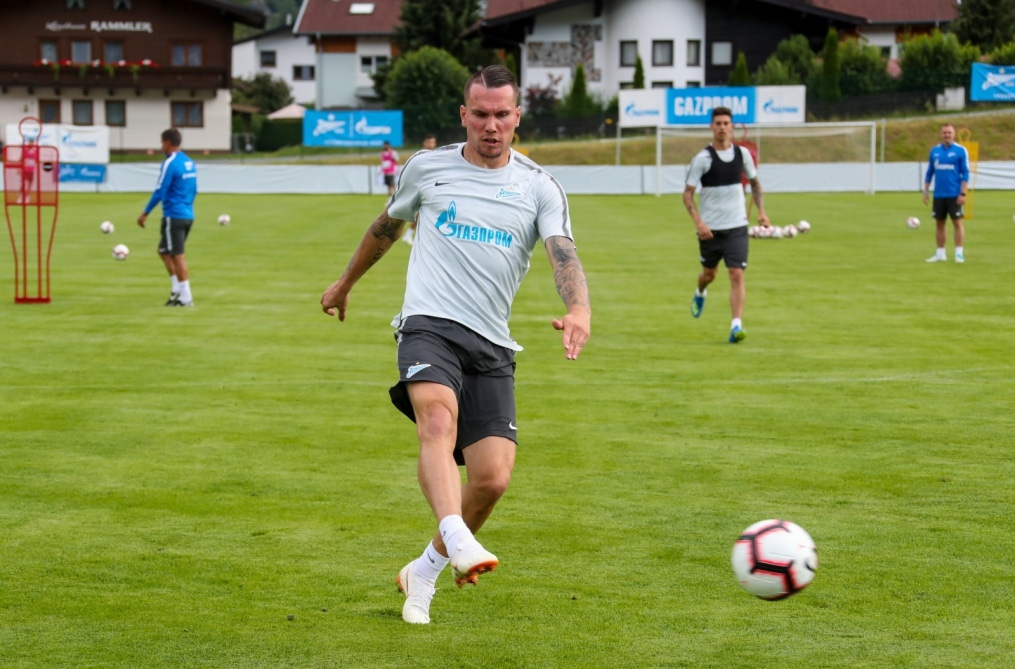 Третий «Газпром» — тренировочный сбор: 16 июля, вечерняя тренировка