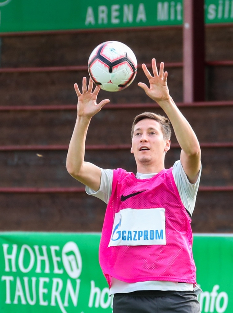 Третий «Газпром» — тренировочный сбор: 16 июля, вечерняя тренировка