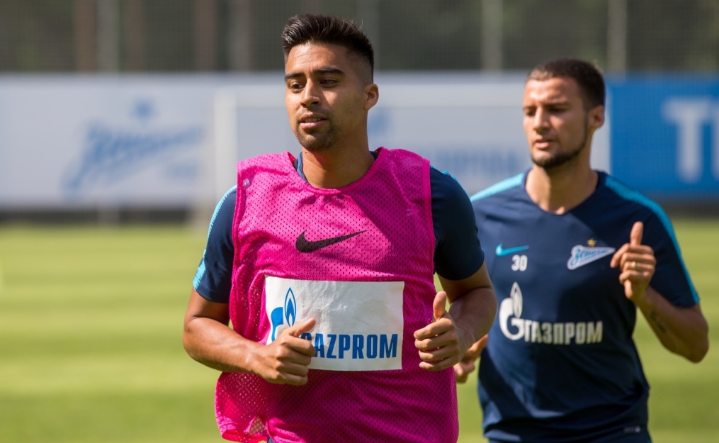 Тренировка «Зенита» перед матчем с «Енисеем»
