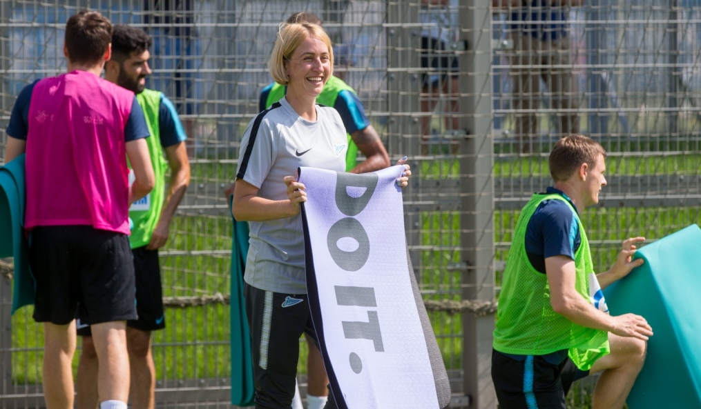 Тренировка «Зенита» перед матчем с «Енисеем»