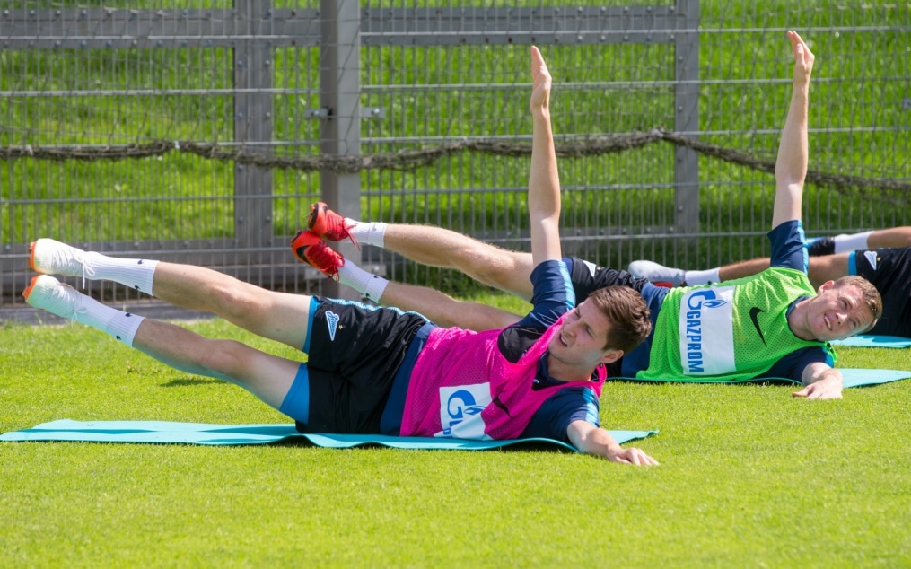 Тренировка «Зенита» перед матчем с «Енисеем»