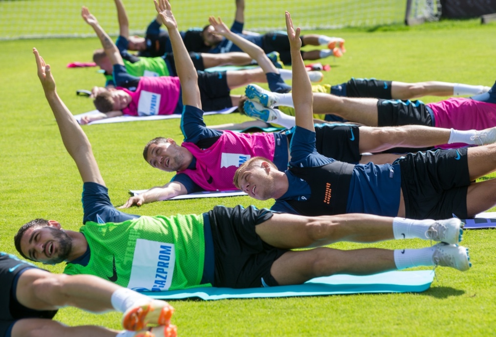 Тренировка «Зенита» перед матчем с «Енисеем»