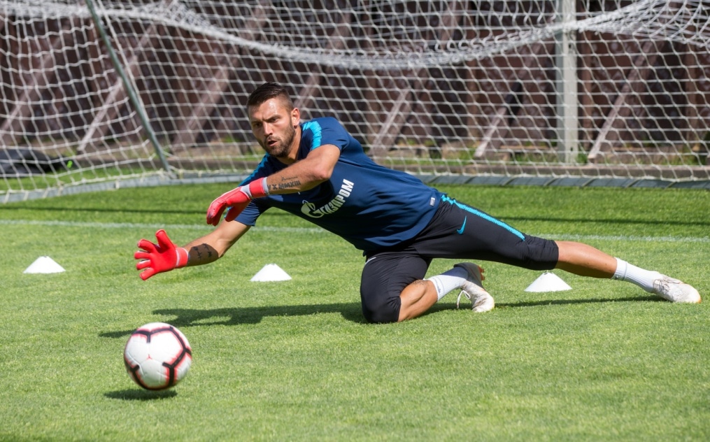 Тренировка «Зенита» перед матчем с «Енисеем»