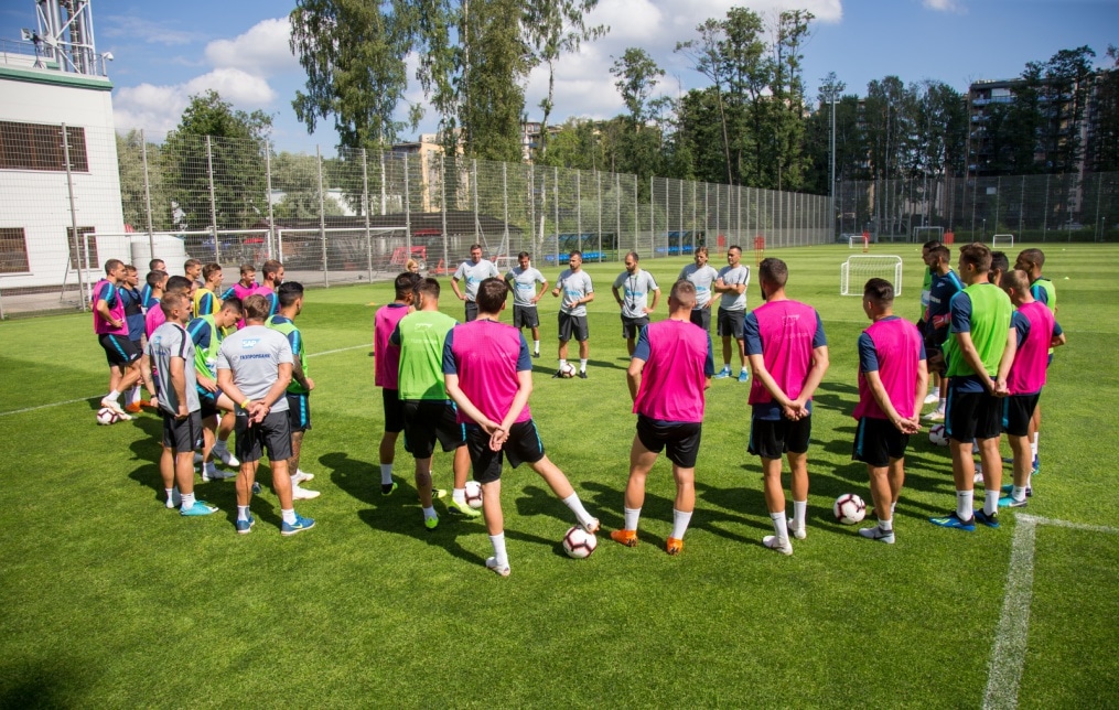 Тренировка «Зенита» перед матчем с «Енисеем»