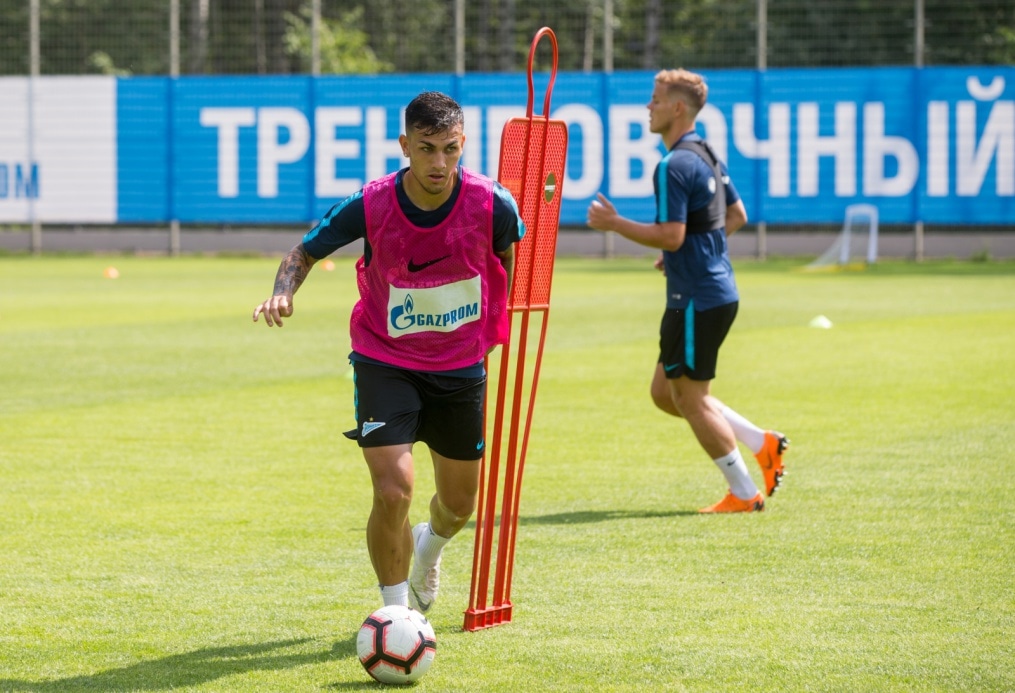 Тренировка «Зенита» перед матчем с «Енисеем»