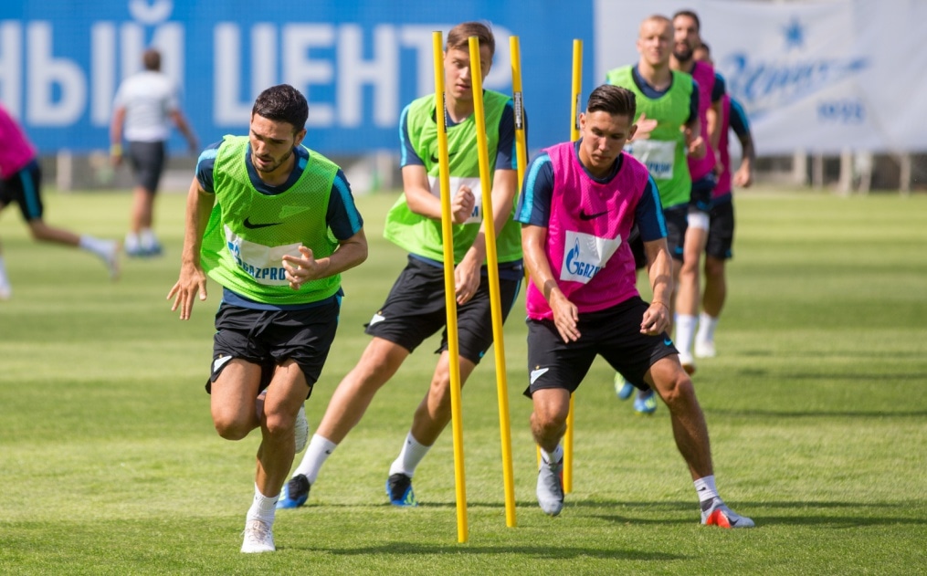 Тренировка «Зенита» перед матчем с «Енисеем»