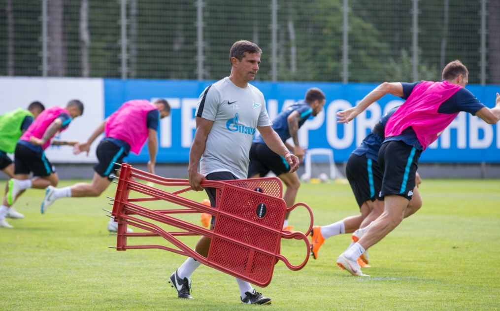 Тренировка «Зенита» перед матчем с «Енисеем»