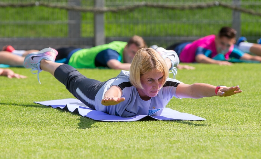 Тренировка «Зенита» перед матчем с «Енисеем»