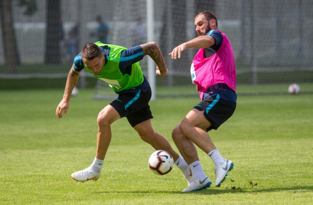 Тренировка «Зенита» перед матчем с «Енисеем»