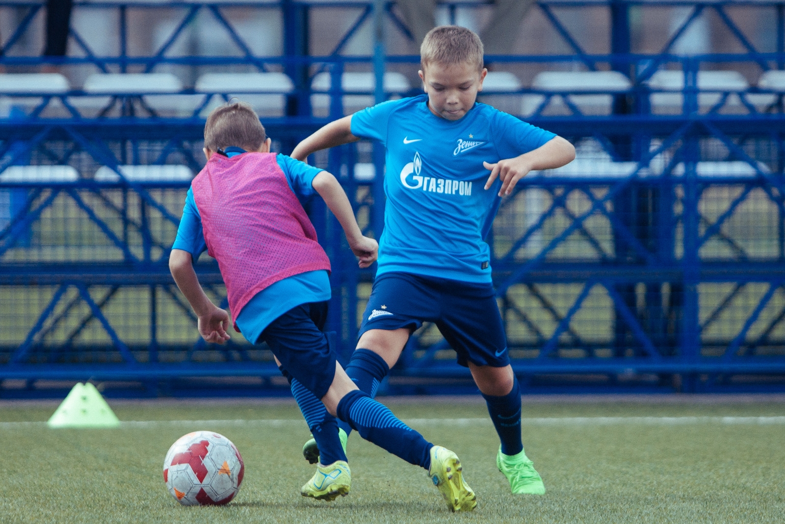 Первый день лагеря Академии ФК «Зенит»