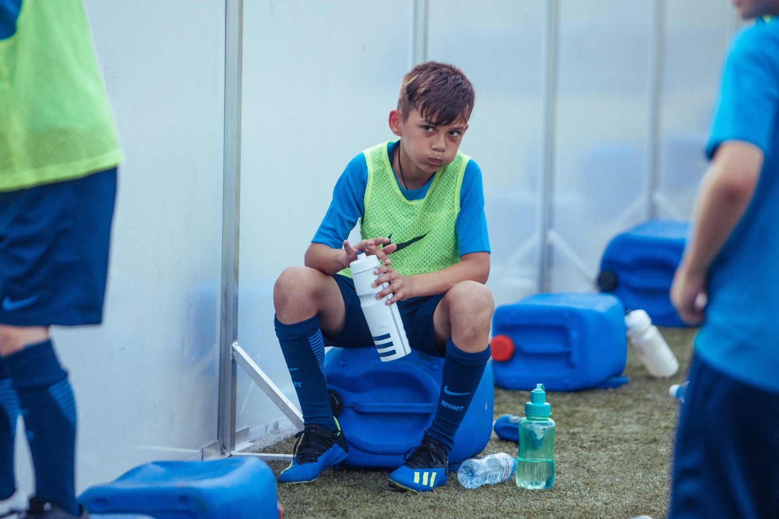 Первый день лагеря Академии ФК «Зенит»