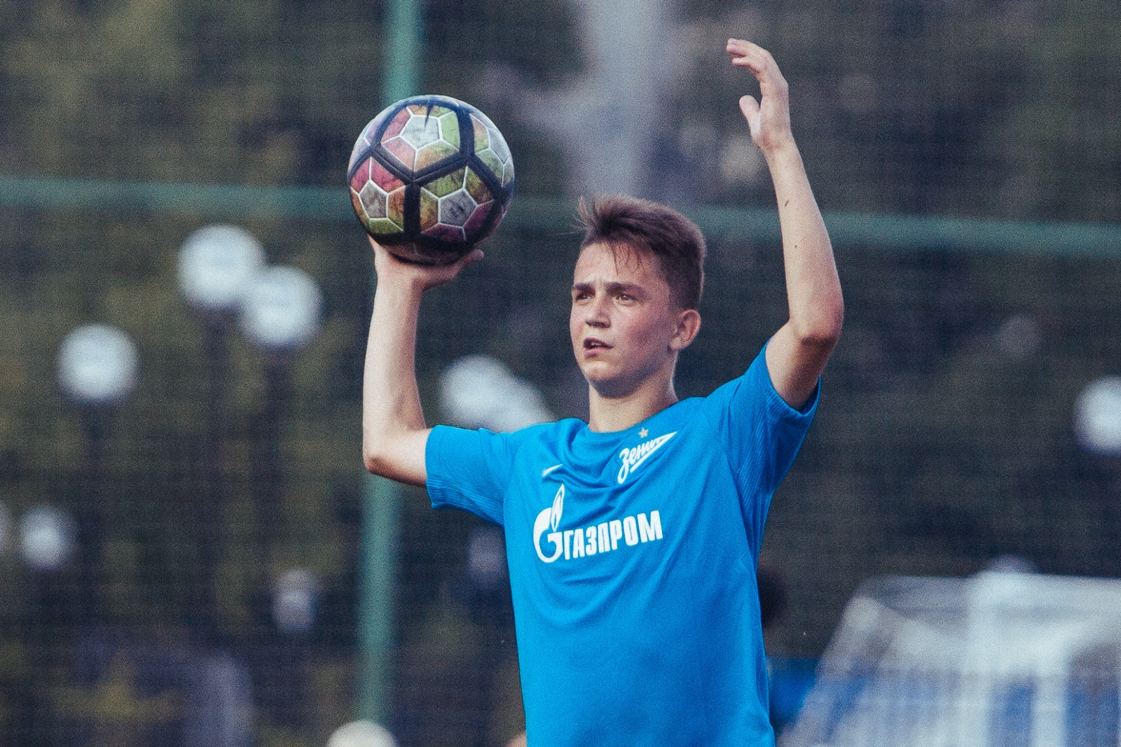 Первый день лагеря Академии ФК «Зенит»