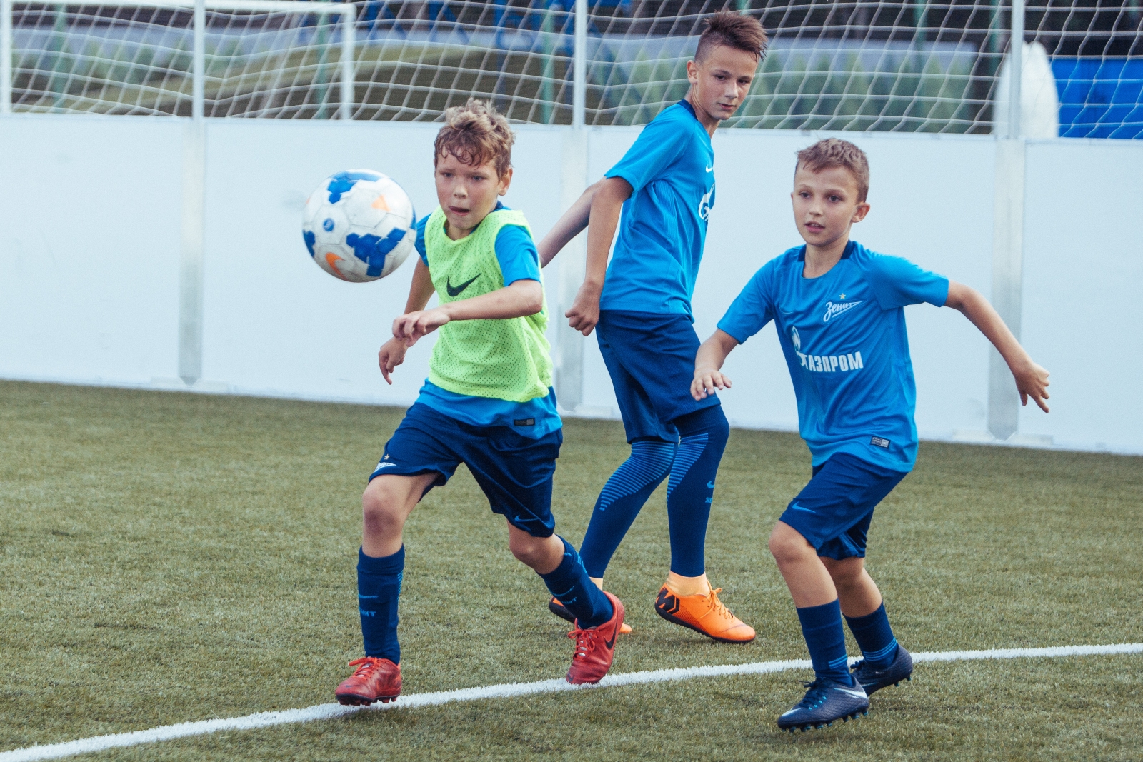 Первый день лагеря Академии ФК «Зенит»