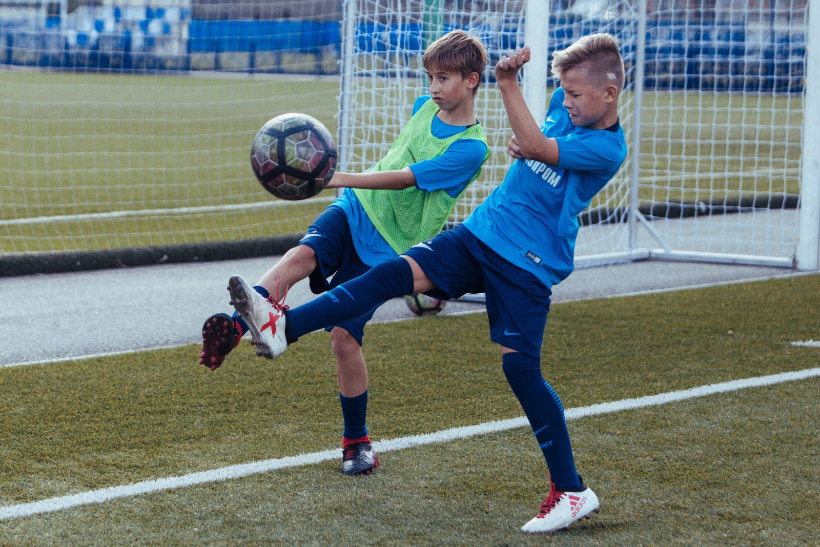 Первый день лагеря Академии ФК «Зенит»
