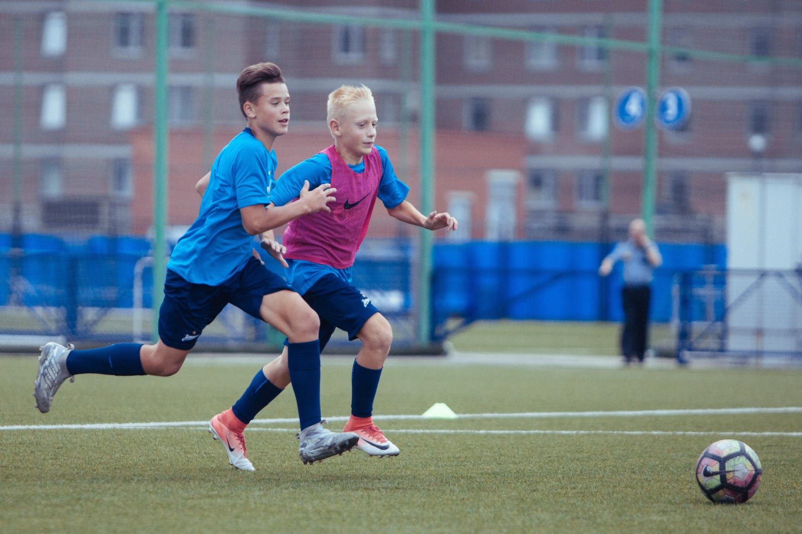 Первый день лагеря Академии ФК «Зенит»