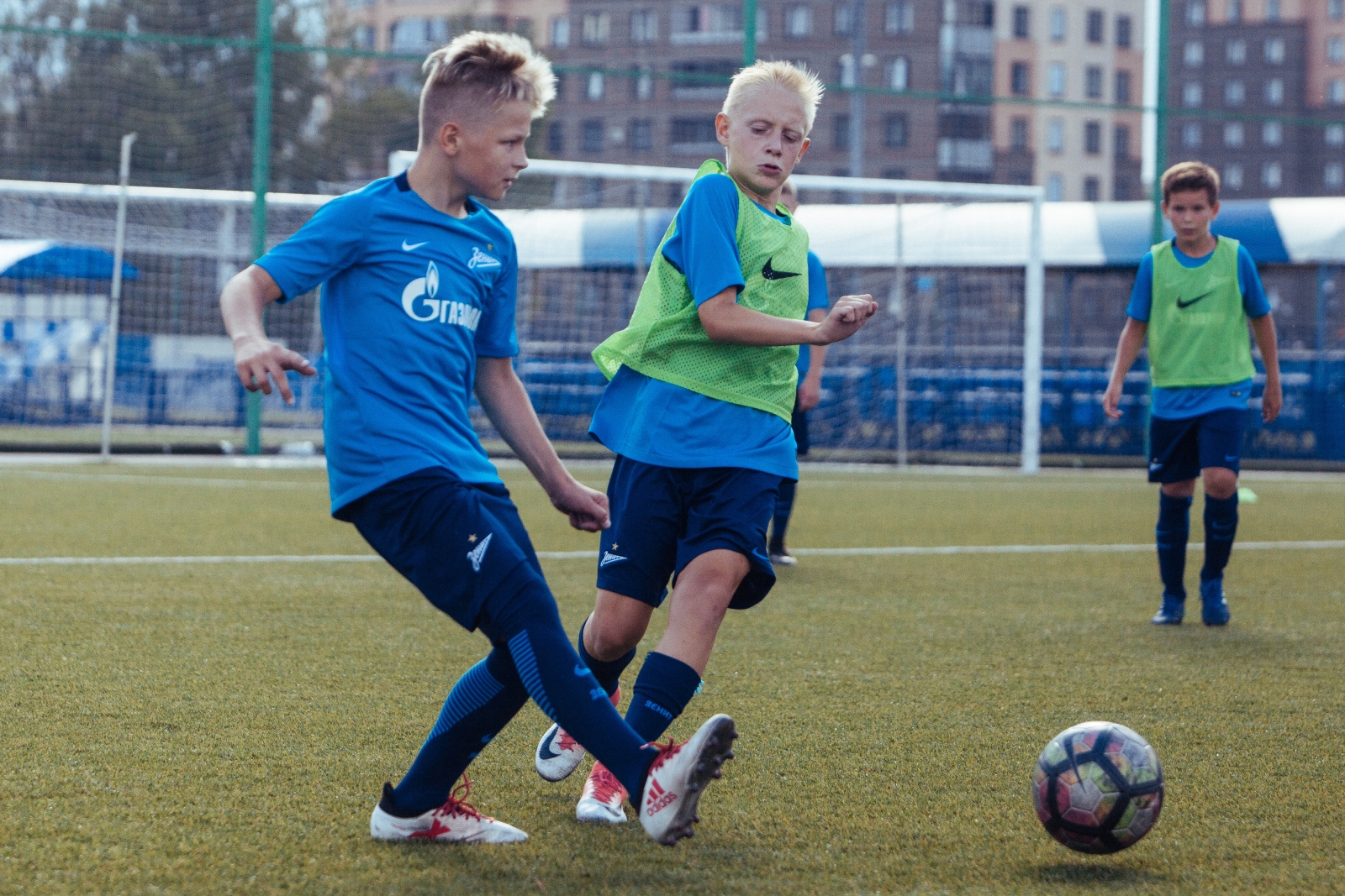 Первый день лагеря Академии ФК «Зенит»