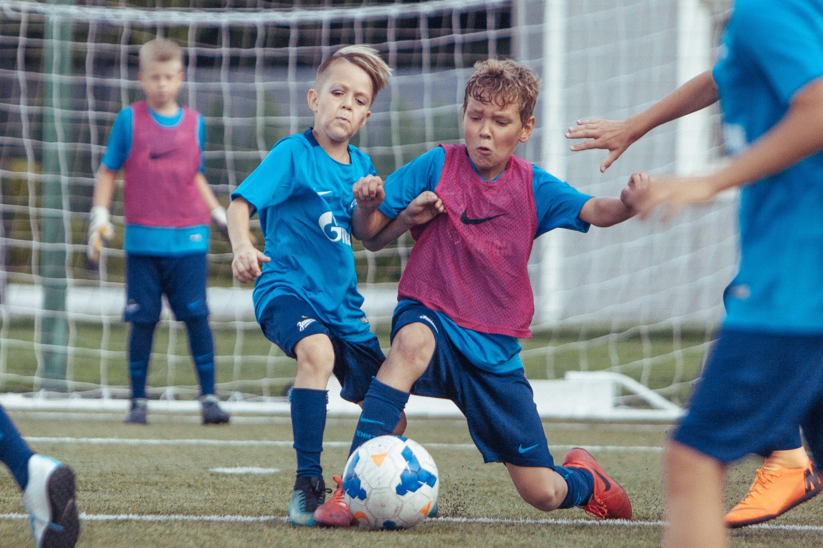 Первый день лагеря Академии ФК «Зенит»