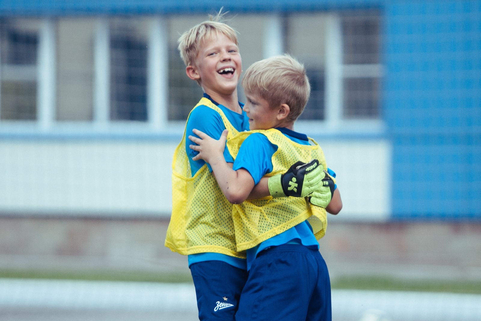 Первый день лагеря Академии ФК «Зенит»