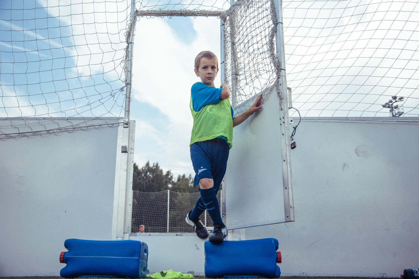 Первый день лагеря Академии ФК «Зенит»