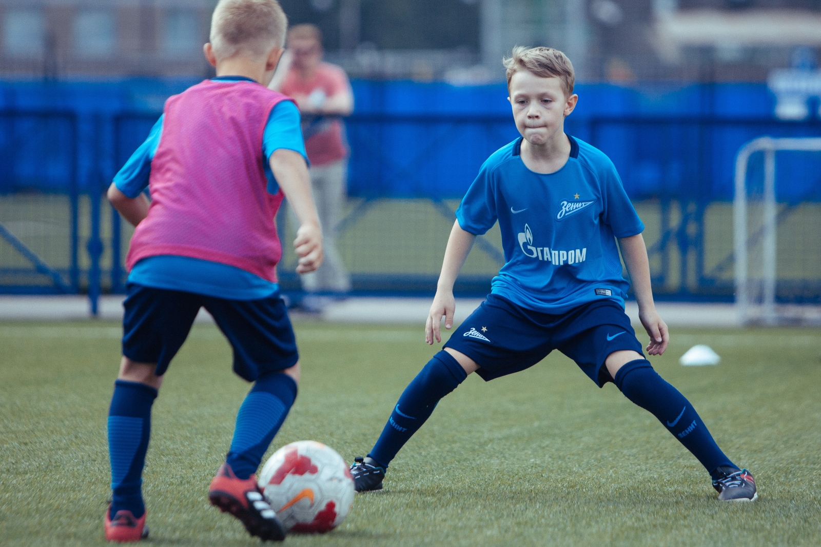 Первый день лагеря Академии ФК «Зенит»