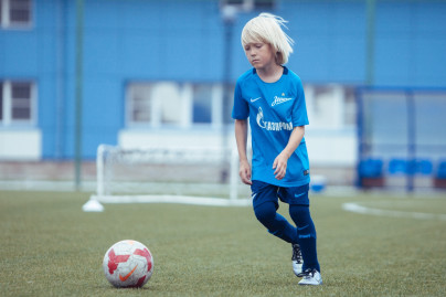 Первый день лагеря Академии ФК «Зенит»