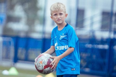 Первый день лагеря Академии ФК «Зенит»