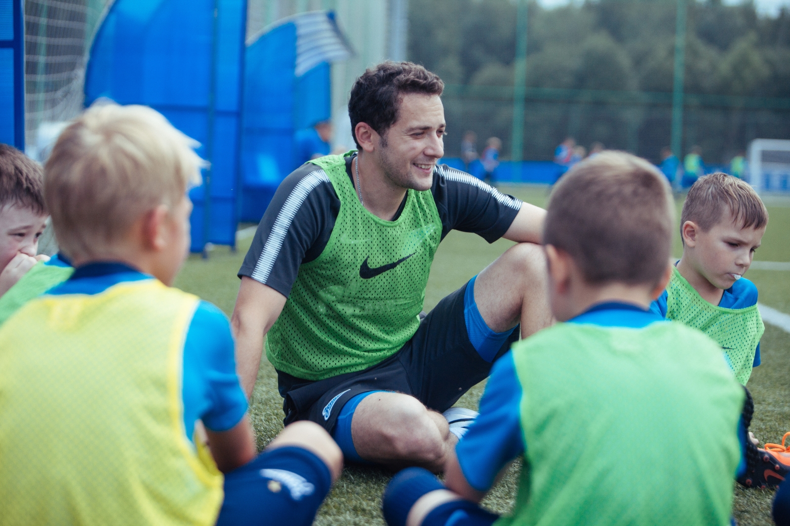 Первый день лагеря Академии ФК «Зенит»