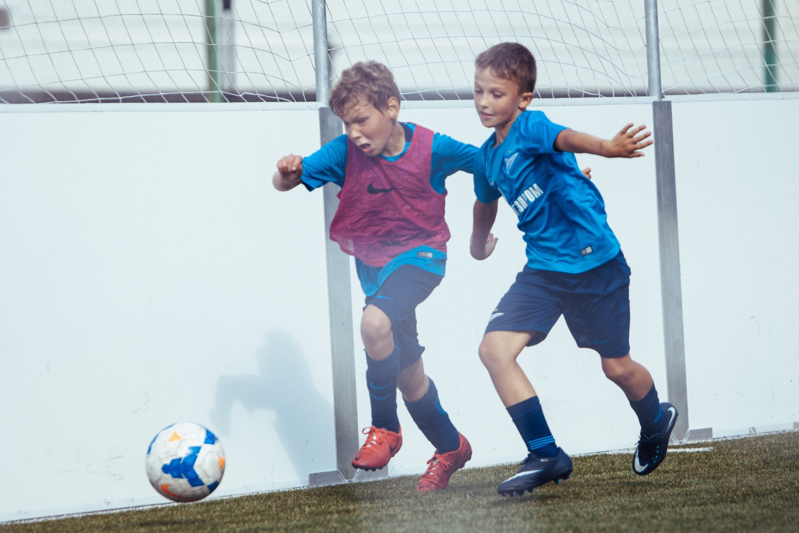 Первый день лагеря Академии ФК «Зенит»