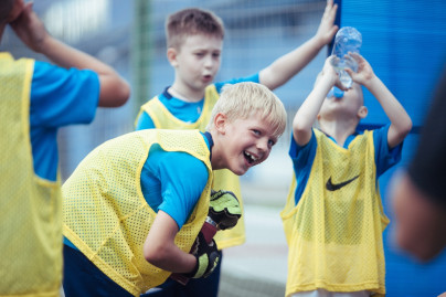 Первый день лагеря Академии ФК «Зенит»