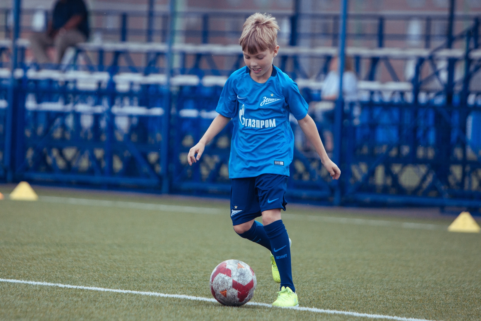 Первый день лагеря Академии ФК «Зенит»