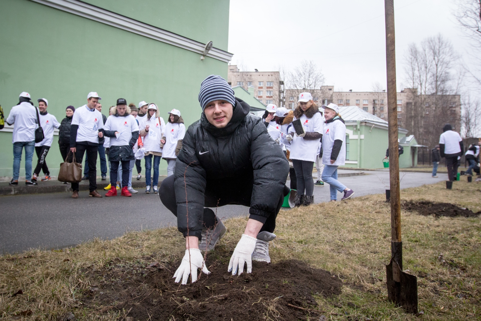 Посадка деревьев в рамках марафона «90 добрых дел»