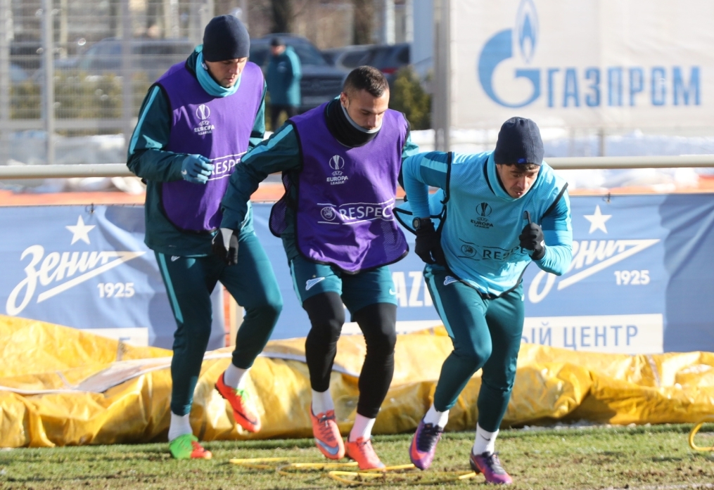 Открытая тренировка ФК «Зенит» перед матчем Лиги Европы УЕФА 2016/17,  «Зенит» — «Андерлехт»