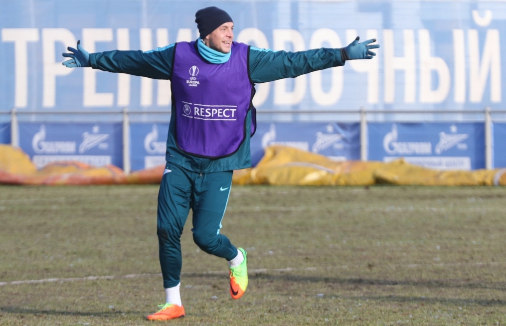 Открытая тренировка ФК «Зенит» перед матчем Лиги Европы УЕФА 2016/17,  «Зенит» — «Андерлехт»