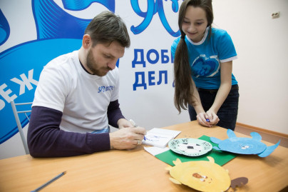 «90 добрых дел»: Алексей Игонин встретился со школьниками