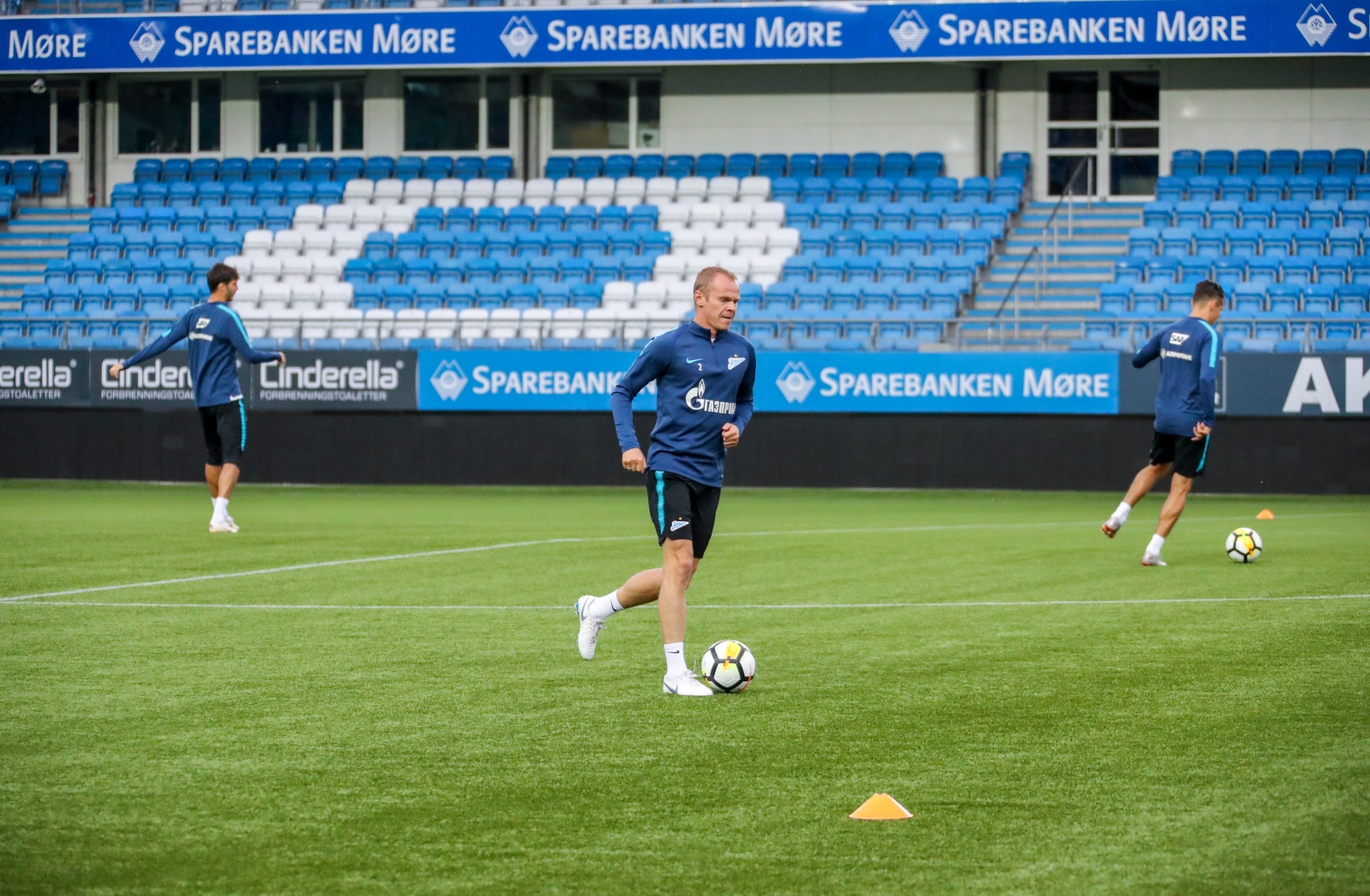 Открытая тренировка «Зенита» перед матчем с «Мольде»