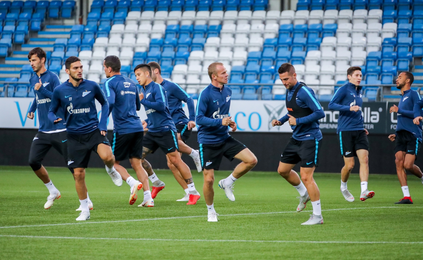 Открытая тренировка «Зенита» перед матчем с «Мольде»