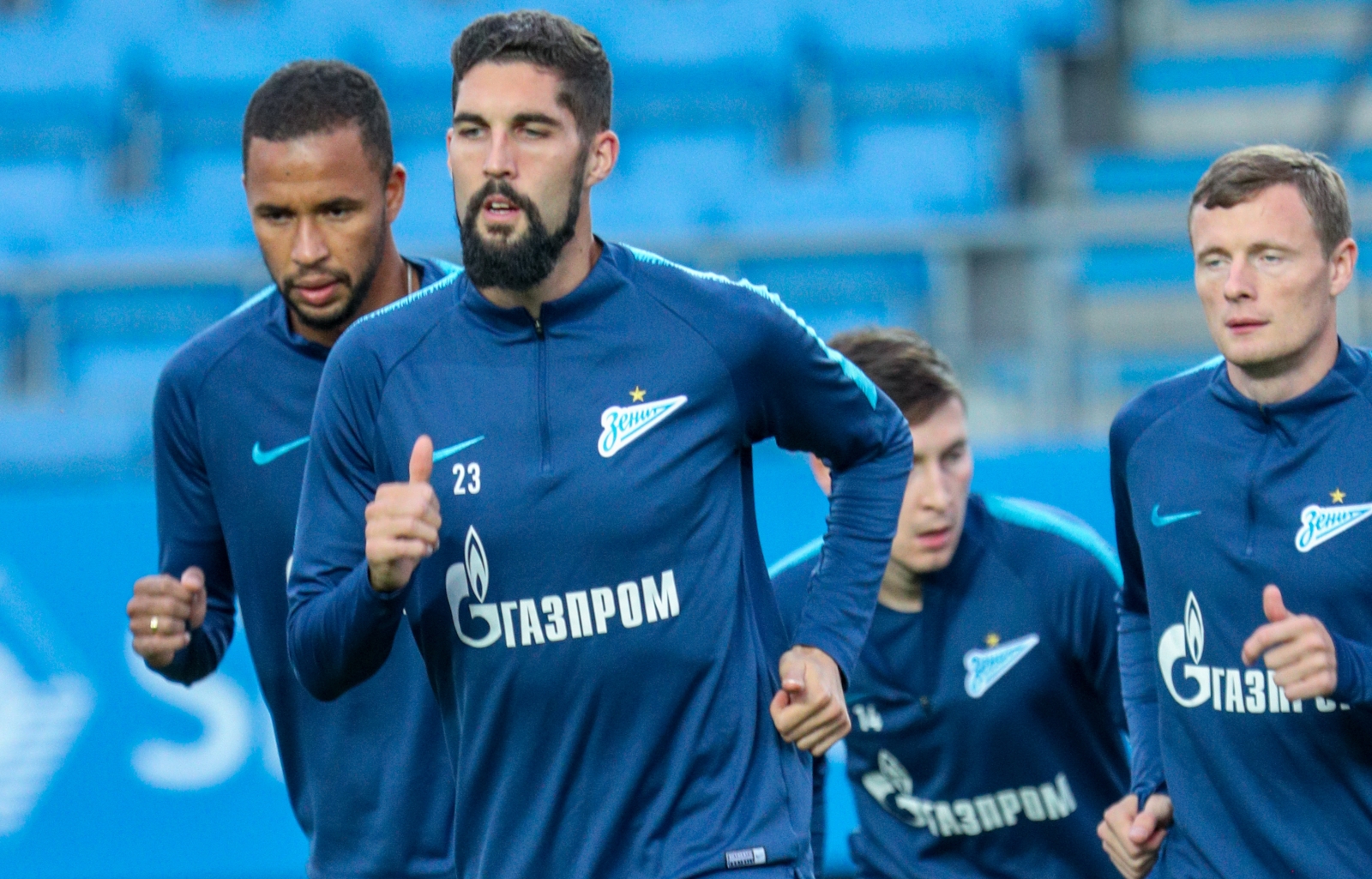 Открытая тренировка «Зенита» перед матчем с «Мольде»