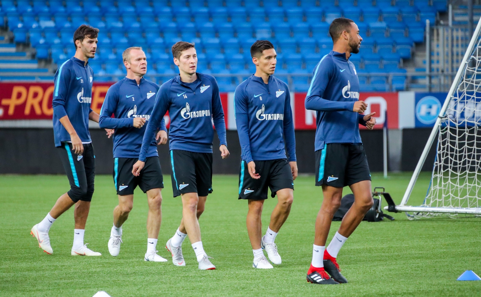 Открытая тренировка «Зенита» перед матчем с «Мольде»