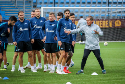 Открытая тренировка «Зенита» перед матчем с «Мольде»