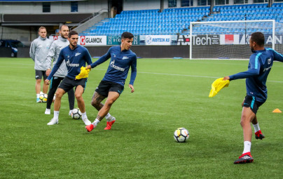 Открытая тренировка «Зенита» перед матчем с «Мольде»