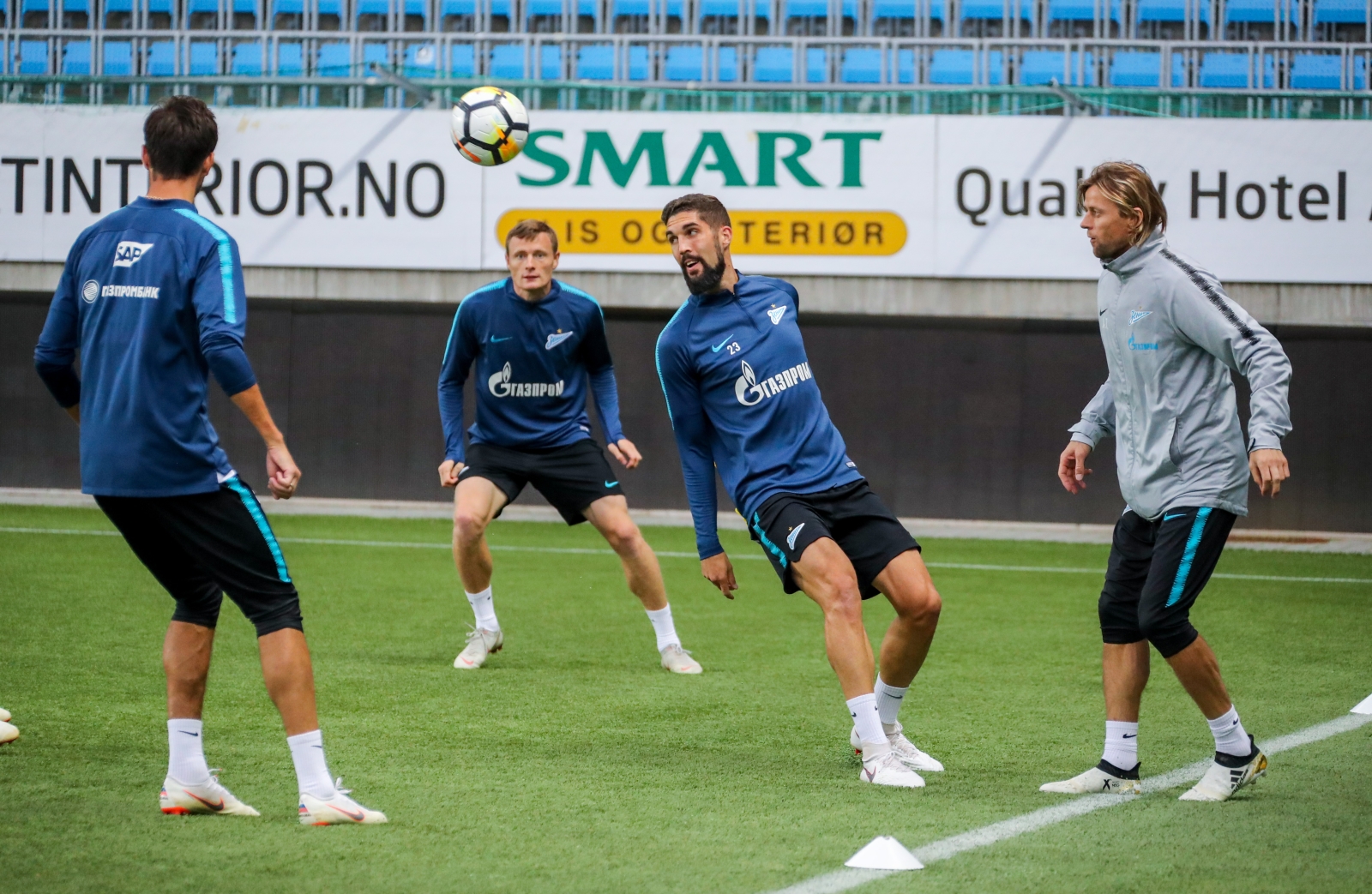 Открытая тренировка «Зенита» перед матчем с «Мольде»