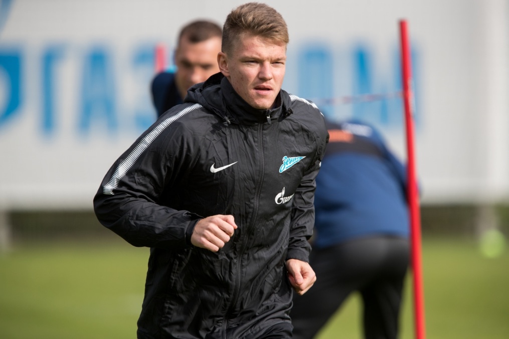 Открытая тренировка «Зенита» перед матчем с «Анжи»